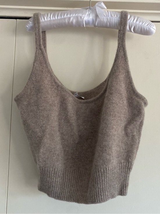 Reformation Tops - Reformation Soft Knit Tank in Light Taupe Small